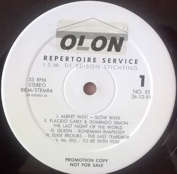 Various : Repertoire Service No. 55 (LP, Comp, Promo)