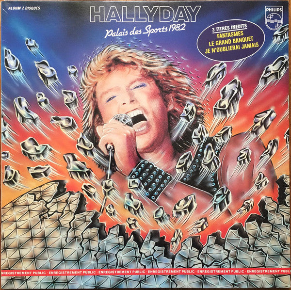 Johnny Hallyday : Palais Des Sports 1982 (2xLP, Album)