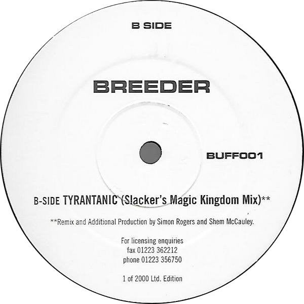Breeder : New York FM / Tyrantanic (12", Ltd)