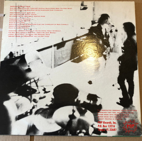 Immediates : Right Now (12", EP)