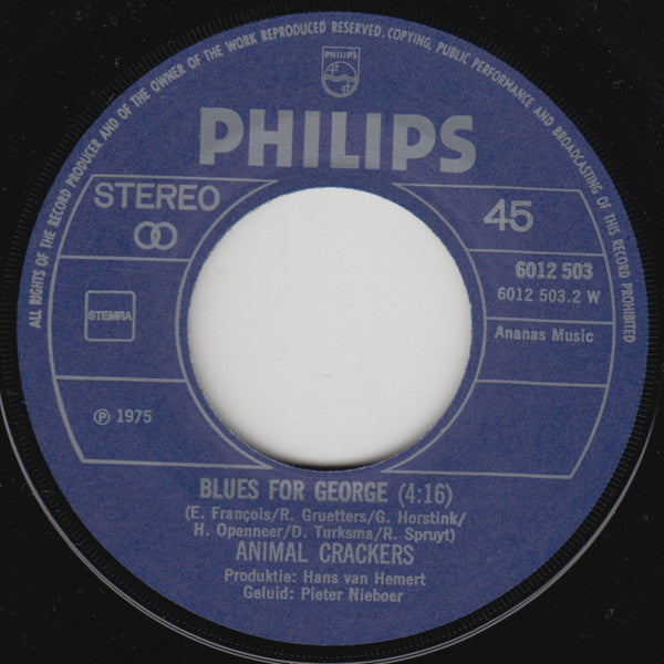 Animal Crackers (3) : Ruitenheer / Blues For George (7")