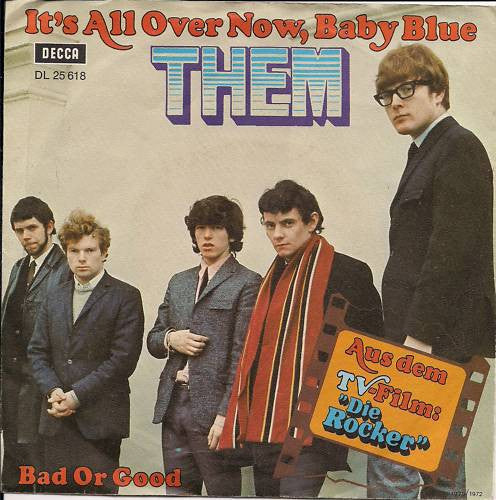 Them (3) : It's All Over Now, Baby Blue  (7", Single)