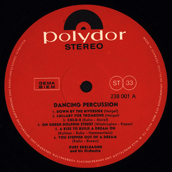 Orchester Kurt Edelhagen : Dancing Percussion (LP, Album)