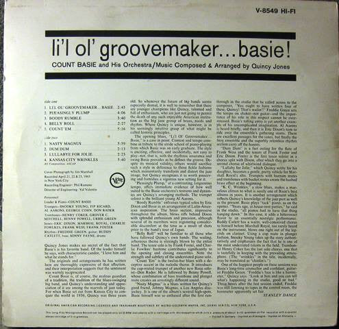 Count Basie And His Orchestra* : Li'l Ol' Groovemaker ... Basie! (LP, Album, Mono)