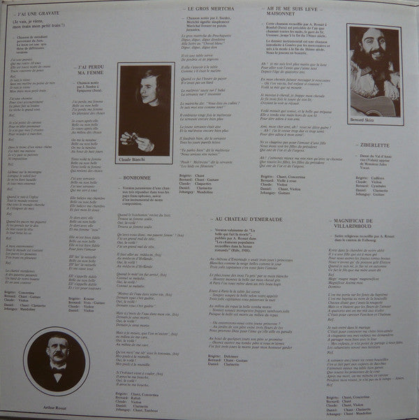 Bazoche : Folk Romand (LP, Album, Gat)