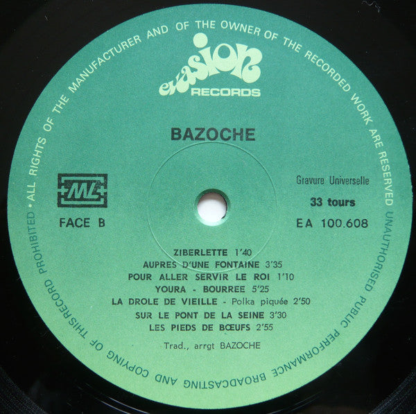 Bazoche : Folk Romand (LP, Album, Gat)