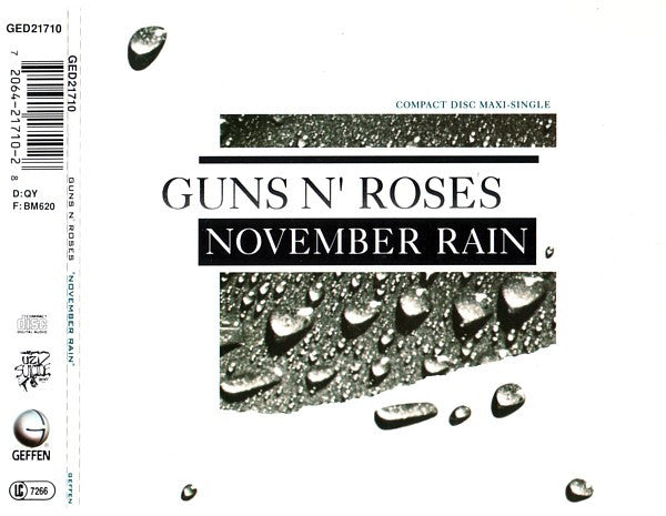 Guns N' Roses : November Rain (CD, Maxi)