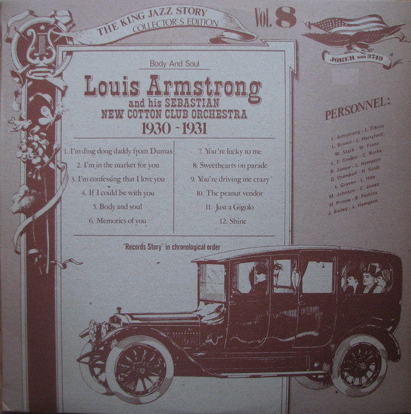 Louis Armstrong And His Sebastian New Cotton Orchestra : Body And Soul 1930-1931 (LP, Comp)