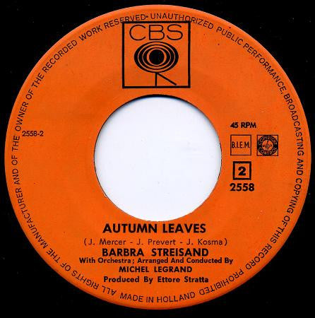 Barbra Streisand : Clopin Clopant (7", Single)