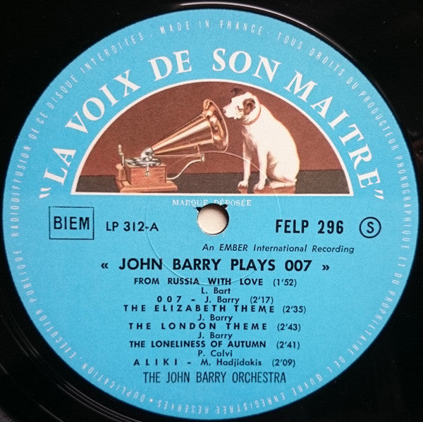 John Barry : John Barry Plays 007 (LP, Comp)