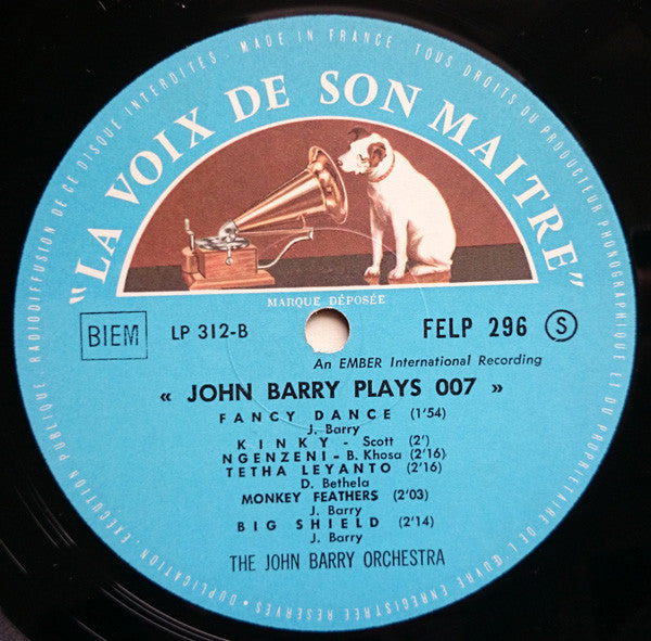 John Barry : John Barry Plays 007 (LP, Comp)