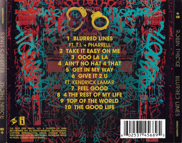 Robin Thicke : Blurred Lines (CD, Album)