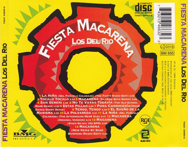 Los Del Rio : Fiesta Macarena (CD, Comp)