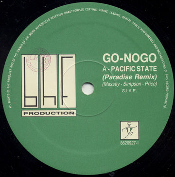 Go-Nogo : Pacific State (12")