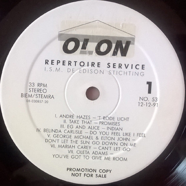 Various : Repertoire Service No. 53 (LP, Comp, Promo)