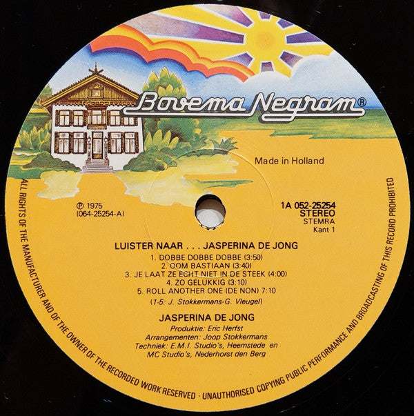 Jasperina De Jong : Luister Naar...Jasperina De Jong (LP, Comp, RE)