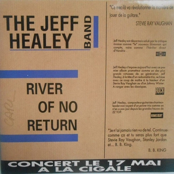 The Jeff Healey Band : River Of No Return (7", Single, Promo)