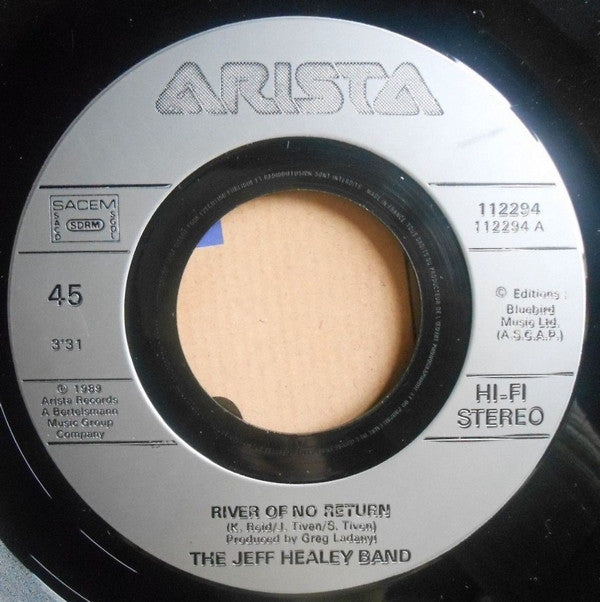 The Jeff Healey Band : River Of No Return (7", Single, Promo)