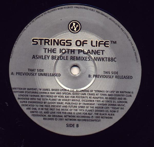 The 10th Planet : Strings Of Life (Ashley Beedle Remixes) (12")