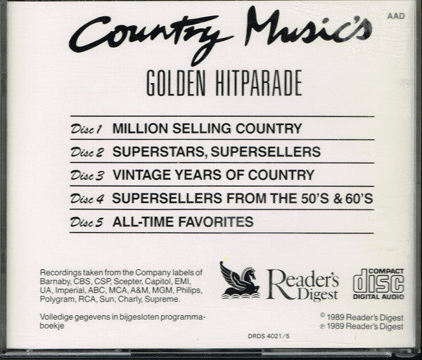 Various : Country Music's Golden Hitparade (5xCD, Comp)