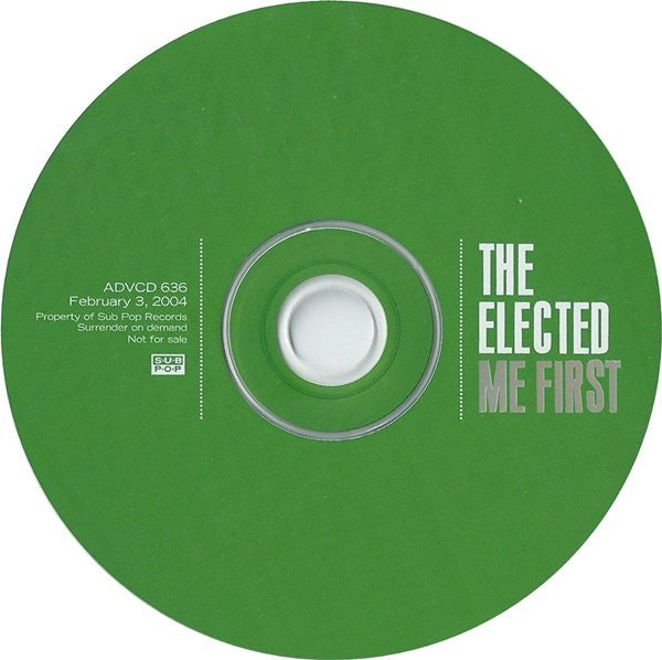 The Elected : Me First (CD, Album, Promo)