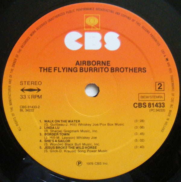 The Flying Burrito Bros : Airborne (LP, Album)