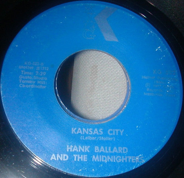 Hank Ballard & The Midnighters : Sexy Ways / Kansas City (7")