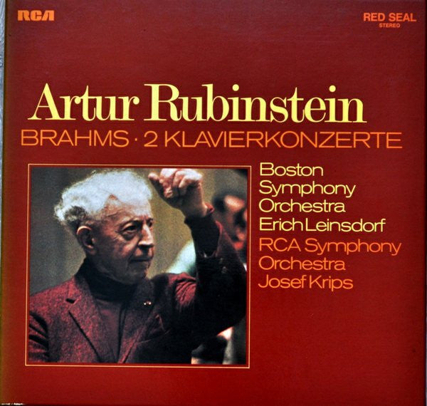 Arthur Rubinstein - Johannes Brahms : Brahms - 2 Klavierkonzerte (2xLP, Album + Box, Comp)