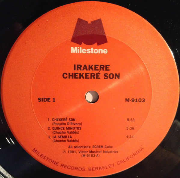 Irakere : Chekeré Son (LP, Album)