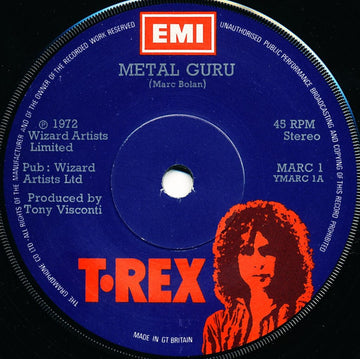 T•Rex* : Metal Guru (7", Single)