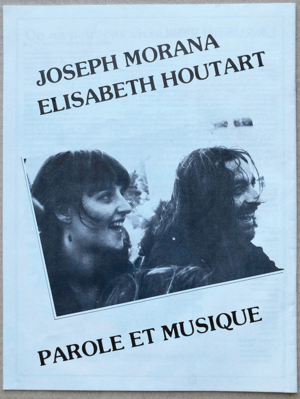 Joseph Morana : On Ne Peut Pas Vivre Sans Tendresse (LP)