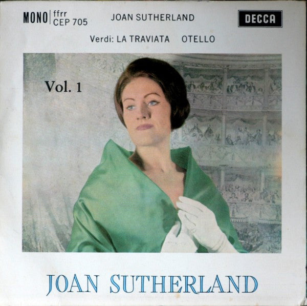 Joan Sutherland, Giuseppe Verdi : La Traviata / Otello (7", EP, Mono)