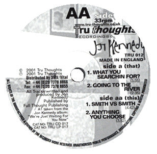 Jon Kennedy : No T.V. E.P. (12", EP)