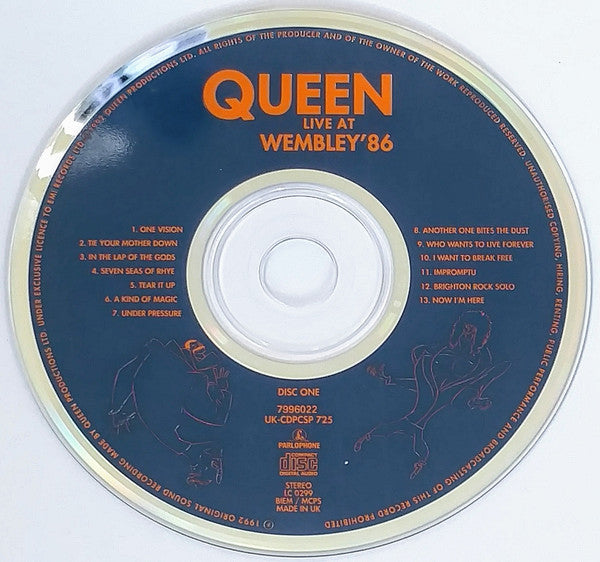 Queen : Live At Wembley '86 (2xCD, Album)