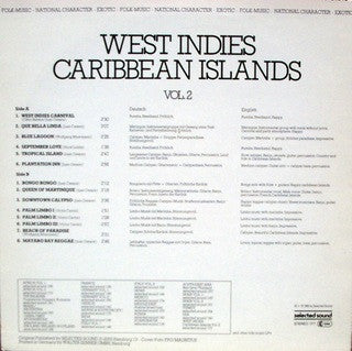 Various : West Indies Caribbean Islands Vol. 2 (LP)