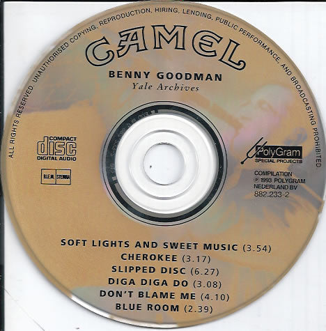 Benny Goodman : Yale Archives (CD)