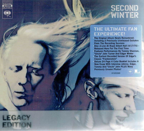 Johnny Winter : Second Winter (CD, Album, RE, RM + CD, Album, RM + Leg)