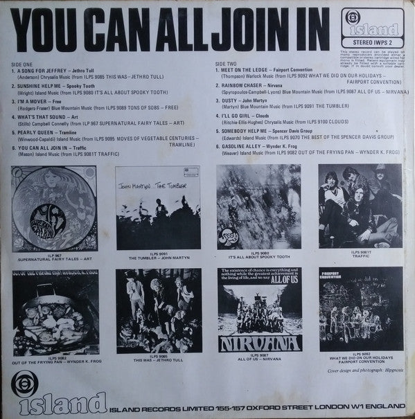 Various : You Can All Join In (LP, RP, Smplr, Pin)