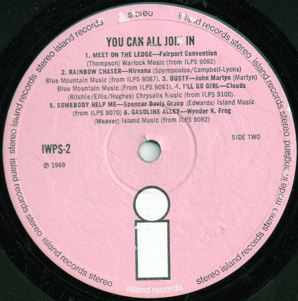 Various : You Can All Join In (LP, RP, Smplr, Pin)