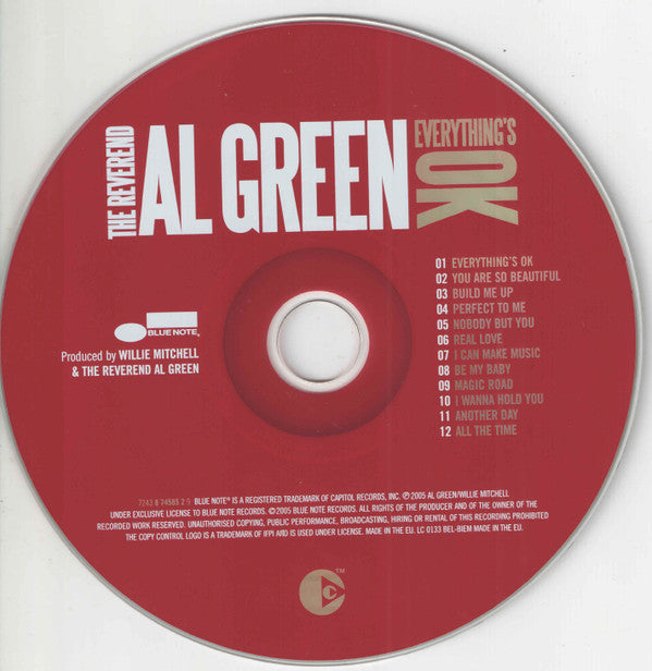 Al Green : Everything's OK (CD, Album, Copy Prot.)