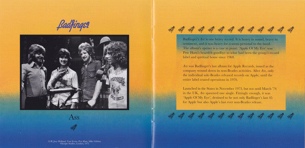 Badfinger : Ass (CD, Album, RE, RM, Dig)