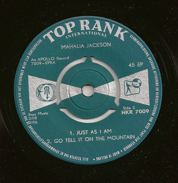 Mahalia Jackson : Mahalia Jackson (7", EP)