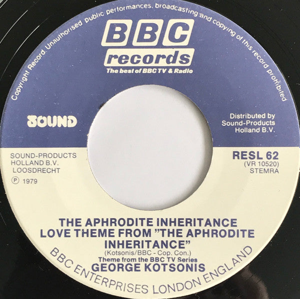 George Kotsonis : The Aphrodite Inheritance (De Erfenis Van Aphrodite) (7", Single)