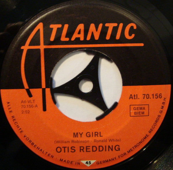 Otis Redding : My Girl / Just One More Day (7", Single)