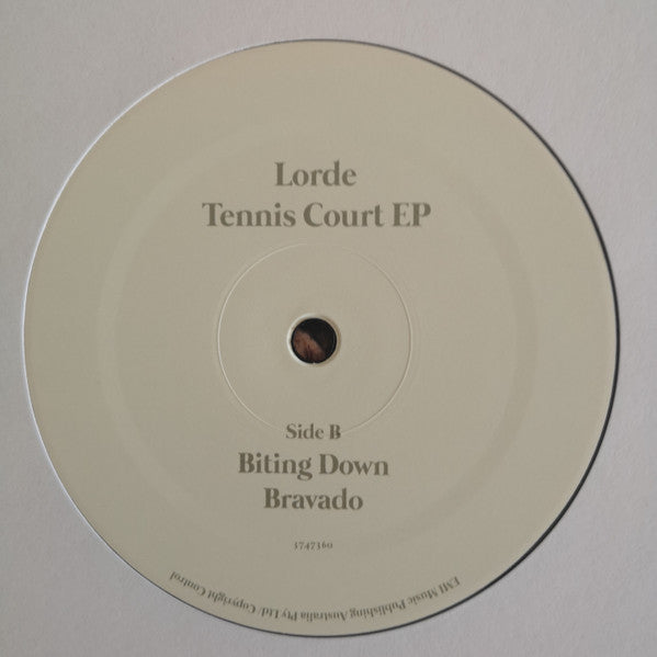 Lorde : Tennis Court EP (10", EP, Ltd)