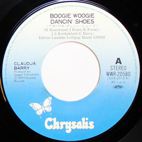 Claudja Barry : Boogie Woogie Dancin' Shoes (7")