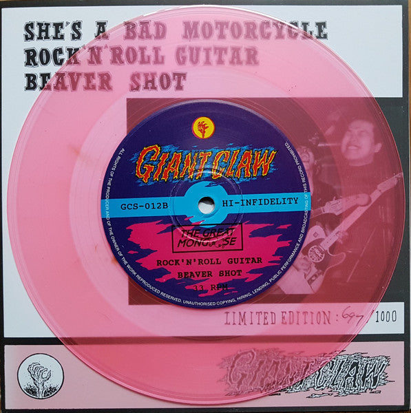 The Great Mongoose : The Great Mongoose (7", Single, Ltd, Num, Pin)