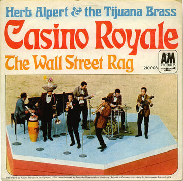 Herb Alpert & The Tijuana Brass : Casino Royale / The Wall Street Rag (7")