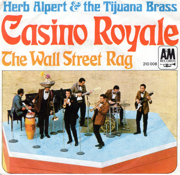 Herb Alpert & The Tijuana Brass : Casino Royale / The Wall Street Rag (7")