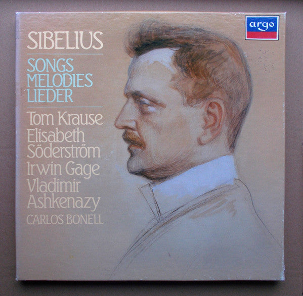 Jean Sibelius, Tom Krause, Elisabeth Söderström, Irwin Gage, Vladimir Ashkenazy, Carlos Bonell : Songs = Melodies = Lieder (5xLP + Box)